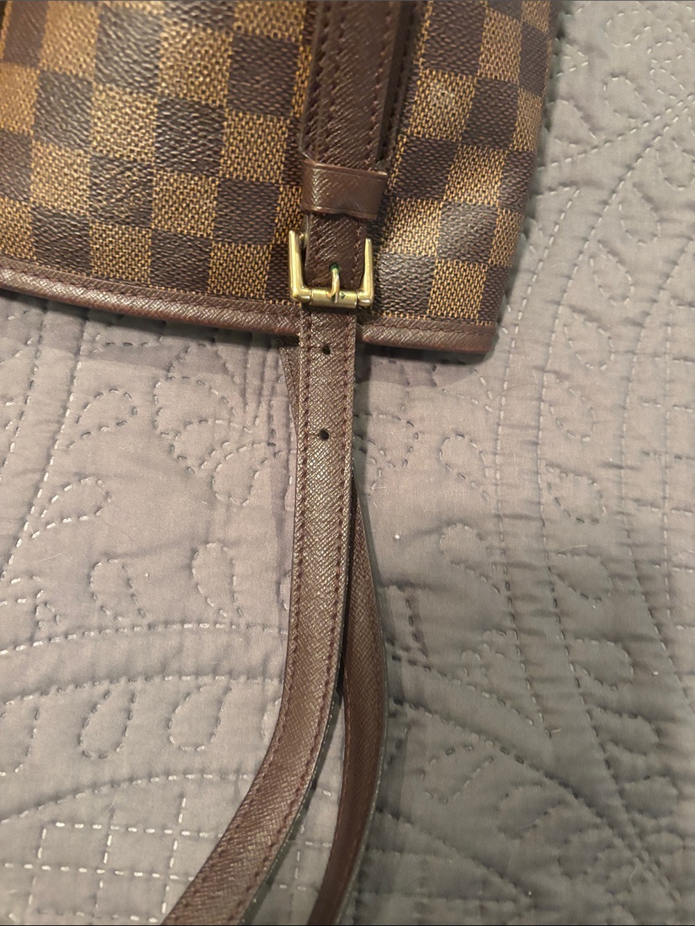 Louis Vuitton Neverfull MM Damier Ebene Tote in Brown - Picture 6 of 10